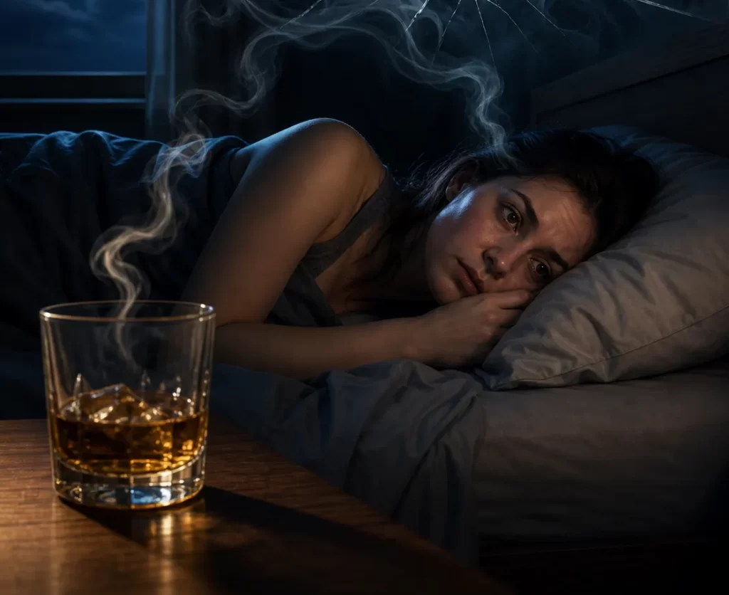 Een slaapmutsje lijkt ontspannend, maar verstoort de slaap en zorgt voor een onrustige nacht.